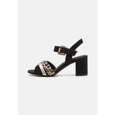 Abbildung von Marco Tozzi Riemensandalette, Damen, Größe: 39, Black Schuhe