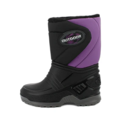 Abbildung von Beck Warmfutter Outdoor Snowboot/Winterstiefel für Kinder, Größe: 33, Lila Schuhe