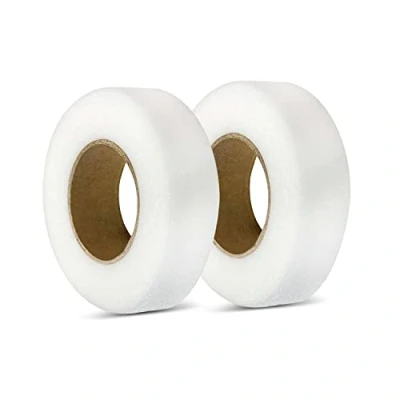 Abbildung von CZ Store Klebeband zum Aufbügeln 50 M2 Pack✮✮LEBENSLANGE GARANTIE✮✮ Selbstklebendes Saumband Reparieren von Stoff, Vorhang, Gardinen, Hosen, Kleidung, Jeans Kein Nähen erforderlich