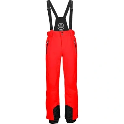 Abbildung von Killtec Herren Funktionshose/Skihose mit abnehmbaren Trägern, Kantenschutz und Schneefang Enosh, orange, 3XL
