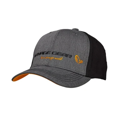 Abbildung von Savage Gear Strike Cap Onesize Grey Melange/Black Pet Angelkappe