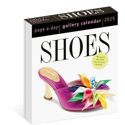 Abbildung von Shoes Page a Day® Gallery Calendar 2025: Everyday New Pair to Indulge the Shoe Lover&#039;s Obsession