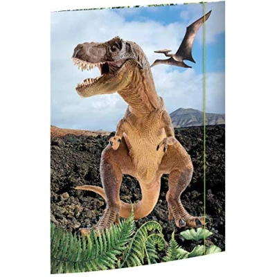 Abbildung von RNKVERLAG 45356 Zeichenmappe T REX 310 x 440 mm DIN A3 mit Gummizugverschluss, 1 Stück