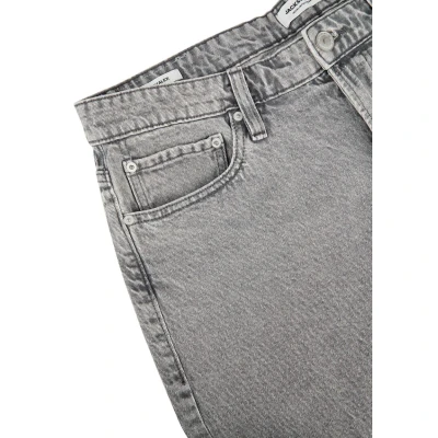 Abbildung von JACK &amp; JONES Jeans Shorts Herren Baggy Fit JJIALEX JJCOOPER Kurze Hosen Bermuda Sommer Denim Einfarbig, Größe:L, Farbe:Grey (12281037)