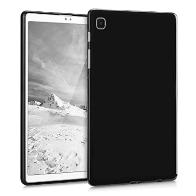 Abbildung von kwmobile Schutzhülle kompatibel mit Samsung Galaxy Tab A7 Lite 8.7 (2021) Hülle Silikon Tablet Cover Case Schwarz