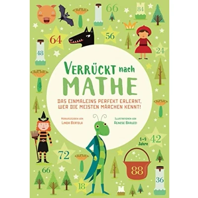 Abbildung von Das Einmaleins perfekt erlernt, wer die meisten Märchen kennt!: Verrückt nach Mathe. Mathe Übungsbuch für Grundschul Kinder ab 8 Jahren. Inklusive Lösungen und Sticker