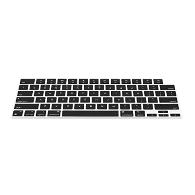 Abbildung von kwmobile Silikon Tastaturschutz für Apple MacBook Pro 14&quot; (2021) A2442 QWERTY US Keyboard Cover Abdeckung Schwarz