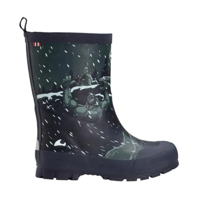 Abbildung von Viking Jolly Thermo Print Gummistiefel, Navy/Dark Grey, 26