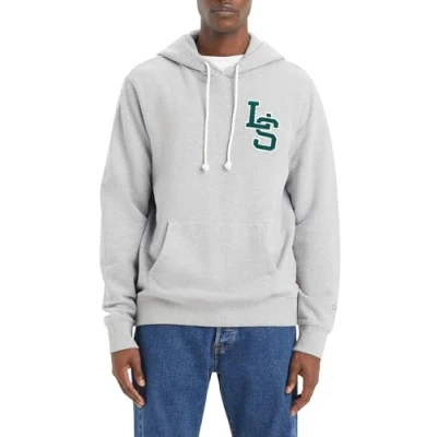 Abbildung von Levi&#039;s Standard Graphic Hoodie Kapuzenpullover, Herren, Größe: XL, Letterman