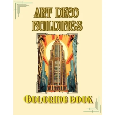 Abbildung von Art Deco buildings Coloring Book: Stunning from the 1920&#039;s
