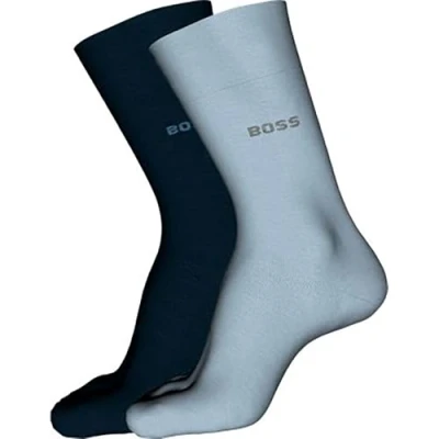 Abbildung von BOSS Businesssocken »2P RS Bamboo 1027«, (Packung, 2 Paar), mit Strickbündchen