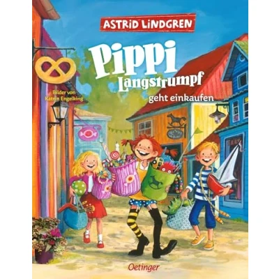 Abbildung von Pippi Langstrumpf geht einkaufen: Kunterbuntes Bilderbuch zum Vorlesen für Kinder ab 5 Jahren