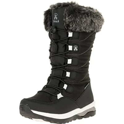 Abbildung von Kamik Prairie Schneestiefel, Schwarz (Black White BKW), 32 EU