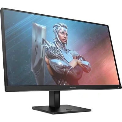 Abbildung von HP OMEN 27 Gaming Monitor Zoll Bildschirm, FHD Display, 165Hz, AMD FreeSync Premium, 1 ms Reaktionszeit, 2x HDMI 2.0, Display Port 1.4, Audioausgang, schwarz
