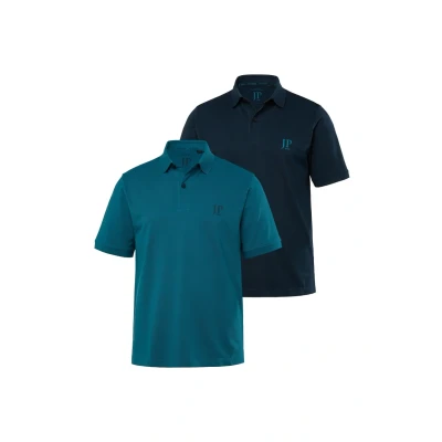 Abbildung von JP1880 2ERPACK Seitenschlitze Regular FIT Poloshirt, Herren, Größe: XL, Pale khaki