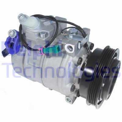 Abbildung von DELPHI TSP0159315 Kompressor Denso 7SBU16C PAG 46 mit Kompressoröl VOLKSWAGEN: Passat B5 GP Saloon, Estate, Estate