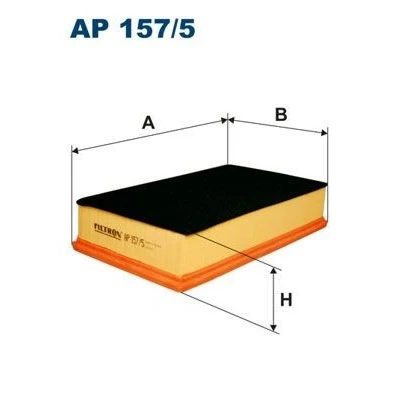 Abbildung von FILTRON AP 157/5 Luftfilter 68 189 312 Filtereinsatz VOLKSWAGEN: Transporter 5, 5 Bus, Multivan (7HM