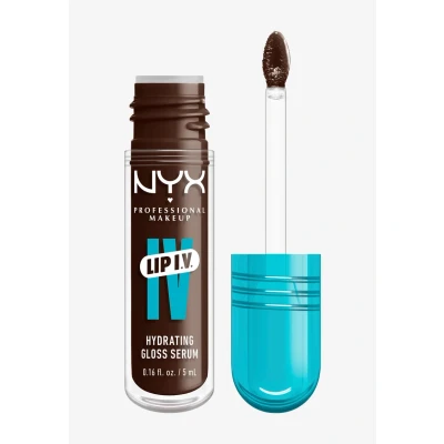Abbildung von NYX Professional Makeup Gloss Serum Lip IV, Espresso Soak, feuchtigkeitsspendender Lipgloss für glänzende Lippen im Wet Look, 5 ml