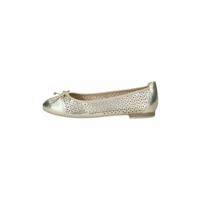Abbildung von Caprice Klassischer Ballerina, Damen, Größe: 36, Platin metal. 959 Schuhe