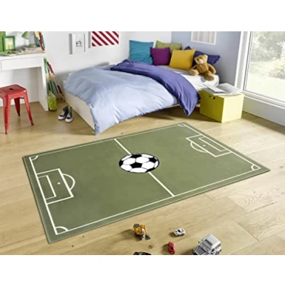 Abbildung von HANSE Home Teppich »Estadio«, rechteckig, 8 mm Höhe, Kinderteppich, Spielteppich, Spielunterlage, Fußball, Kinderzimmer