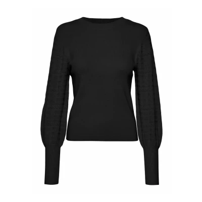 Abbildung von Vero Moda Strickpullover »VMHOLLYPOINTELLE LS O NCK PULLOVE GA BOO«