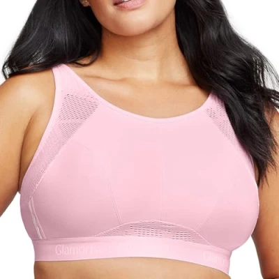 Abbildung von Glamorise Damen 1068 Sports Bra, Rosa, 85H EU