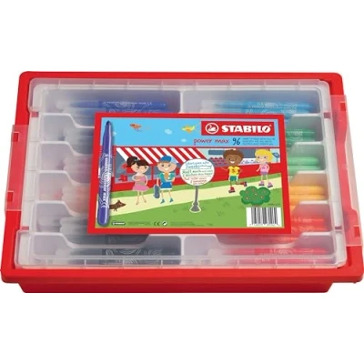 Abbildung von Filzstift STABILO power max 96er Box mit 12 verschiedenen Farben