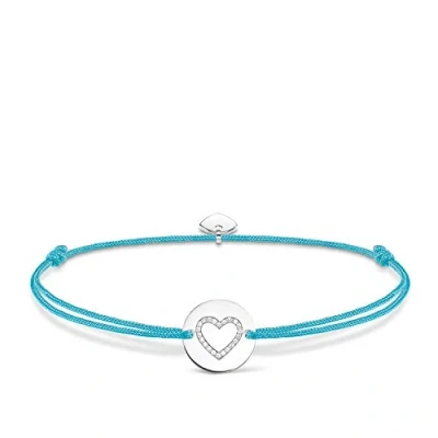 Abbildung von Thomas Sabo Damen Armband Little Secret Herz Türkis 925 Sterling Silber LS069 401 31 L20v