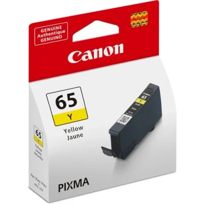 Abbildung von Canon CLI 65 Y Tinte gelb, 12,6 ml Druckertinte für PIXMA Tintenstrahldrucker ORIGINAL