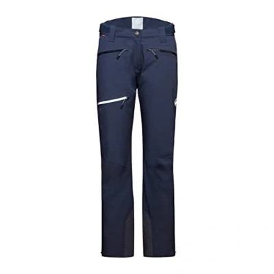 Abbildung von Mammut Stoney Hardshell Thermo Hose Damen blau/weiß