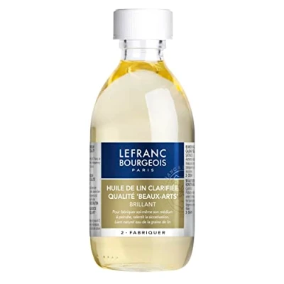 Abbildung von Lefranc &amp; Bourgeois Malmittel, gereinigtes Leinöl in 250 ml Flasche