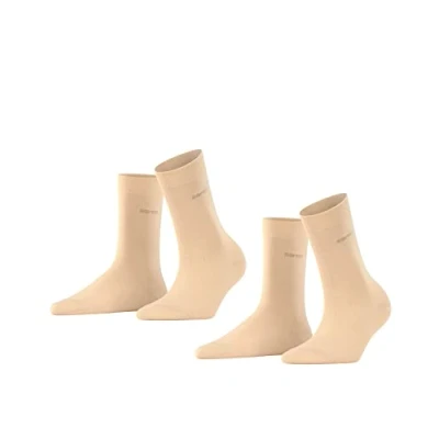 Abbildung von Esprit Basic EASY 2PACK UNI Socken, Damen, Größe: 39 42, Cream (4011)