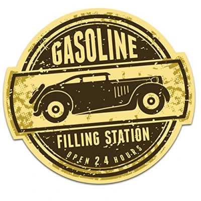 Abbildung von Retro Vintage Aufkleber Finest Folia Sticker Old School Ace Kult Rockabilly (#27 Gasoline)