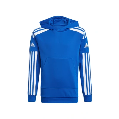 Abbildung von adidas Performance Squadra 21 Kapuzenpullover für Kinder, Größe: 128, Blauweiss