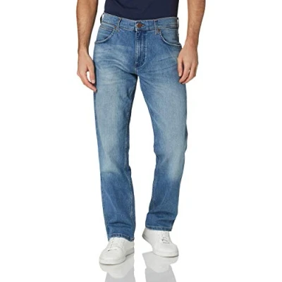 Abbildung von Wrangler Herren Jeans Greensboro, Regular Fit, Straight Leg