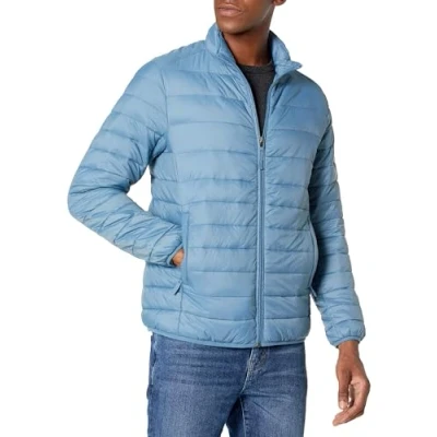 Abbildung von Amazon Essentials Herren Verstaubare, Leichte, Wasserabweisende Pufferjacke (Erhältlich In Big &amp; Tall), Hellblau, XL