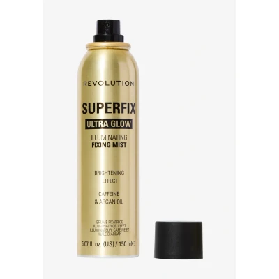 Abbildung von Makeup Revolution Superfix GLOW Fixing MIST Fixierspray und Fixierpuder, Größe: 150 ml,
