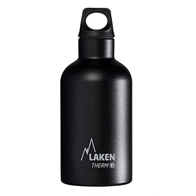 Abbildung von Laken Trinkflasche Futura Schmal, Black, 0.35 Liter, TE3N