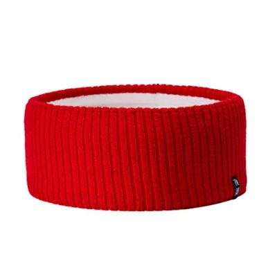 Abbildung von Enter the Complex® Stirnband für Damen und Herren aus 100% Merino Wolle, Winter Kopfband, weich stylish, Unisex, Rot