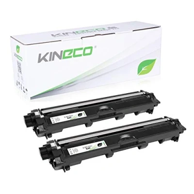 Abbildung von Kineco 2X Toner ersetzt TN241BK TN245 Doppelpack Schwarz für Brother HL 3142CW MFC 9332CDW