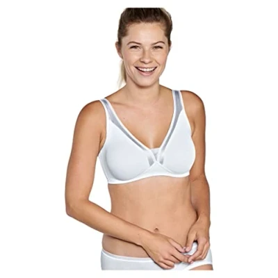 Abbildung von Naturana Damen Geformter weichen Körbchen BH, weiß, 80D