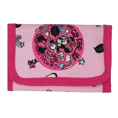 Abbildung von Theonoi Kinder Geldbörse Geldbeutel Portemonnaie Brieftasche für Jungen und Mädchen (Minnie)