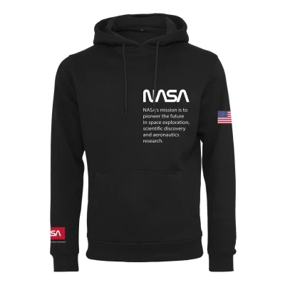 Abbildung von Mister Tee NASA Definition Kapuzenpullover, Herren, Größe: XL, Black