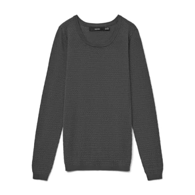 Abbildung von Vero Moda Vmcare Structure LS Oneck GA NOOS Strickpullover grey, Damen, Größe: XS, Grey