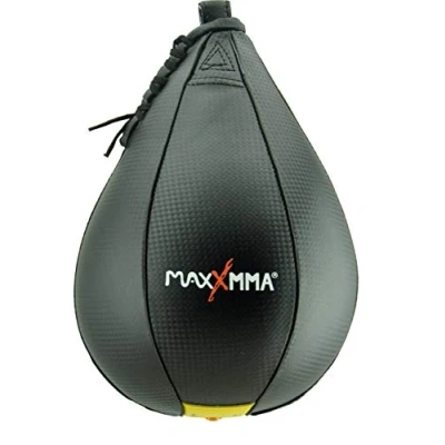 Abbildung von MaxxMMA Boxbirne, Speedball zum Aufhängen, Punching Ball, Boxing Speed Bag, Geschwindigkeit Ball Boxen Trainingsgeräte, Gym, Fitness