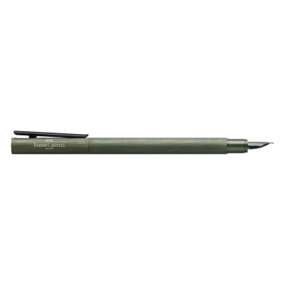 Abbildung von Faber Castell Neo Slim Aluminium Olive Green FP F