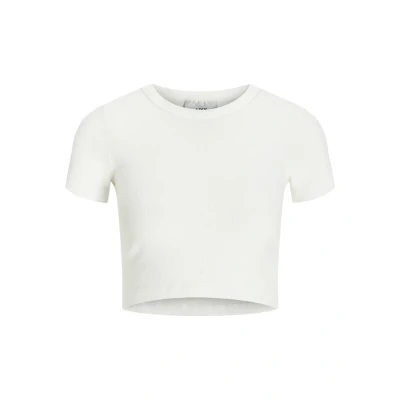 Abbildung von JACK &amp; JONES Damen Jjxx Jxflorie Ss Rib Tee Noos T Shirt, Bright White, M