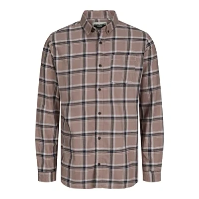 Abbildung von JACK &amp; JONES Herren Jcohunter Check Shirt Ls Hemd / Bluse, Twilight Mauve, L