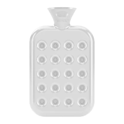 Abbildung von Fashy Wärmflasche, Wabenkissen, 1,2 l, Transparent Weiß, 6424 13