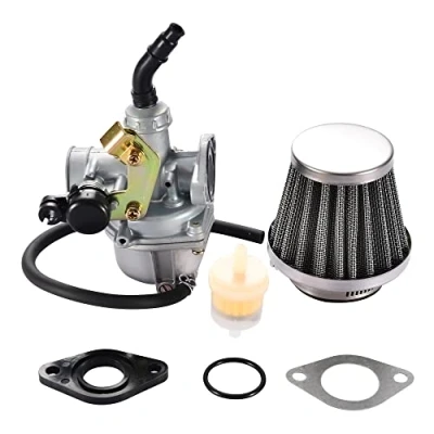Abbildung von GOOFIT PZ19 Vergaser mit Luftfilter Kable Choke Ersatz für Chinesisch 50cc 70cc 90cc 110cc 125cc ATV Quad Go Kart
